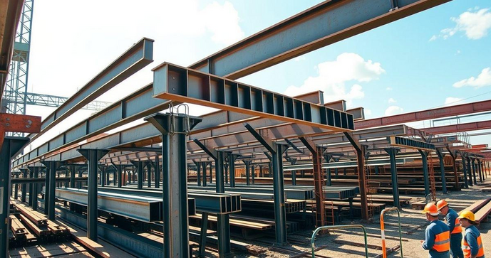 Vigas de Ferro para Construção Civil