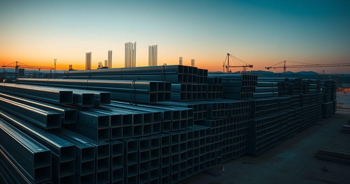 Tubos Quadrados de Aço: Vantagens e Aplicações na Construção Civil