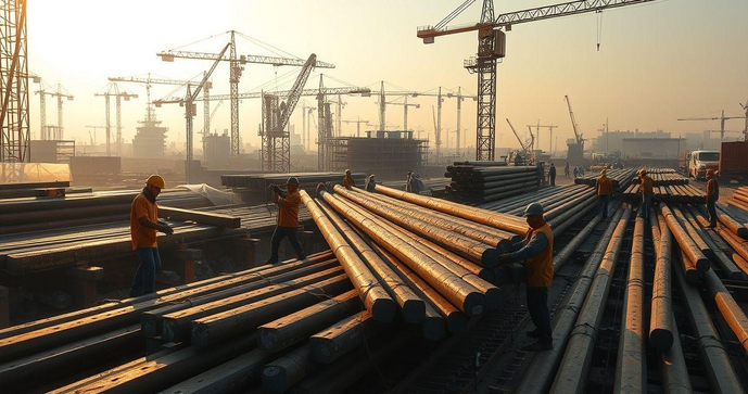 Como escolher a barra de aço carbono ideal para sua obra