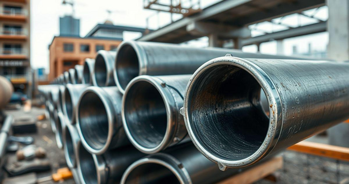Tubo de aço galvanizado é a solução ideal para durabilidade e resistência em projetos de construção